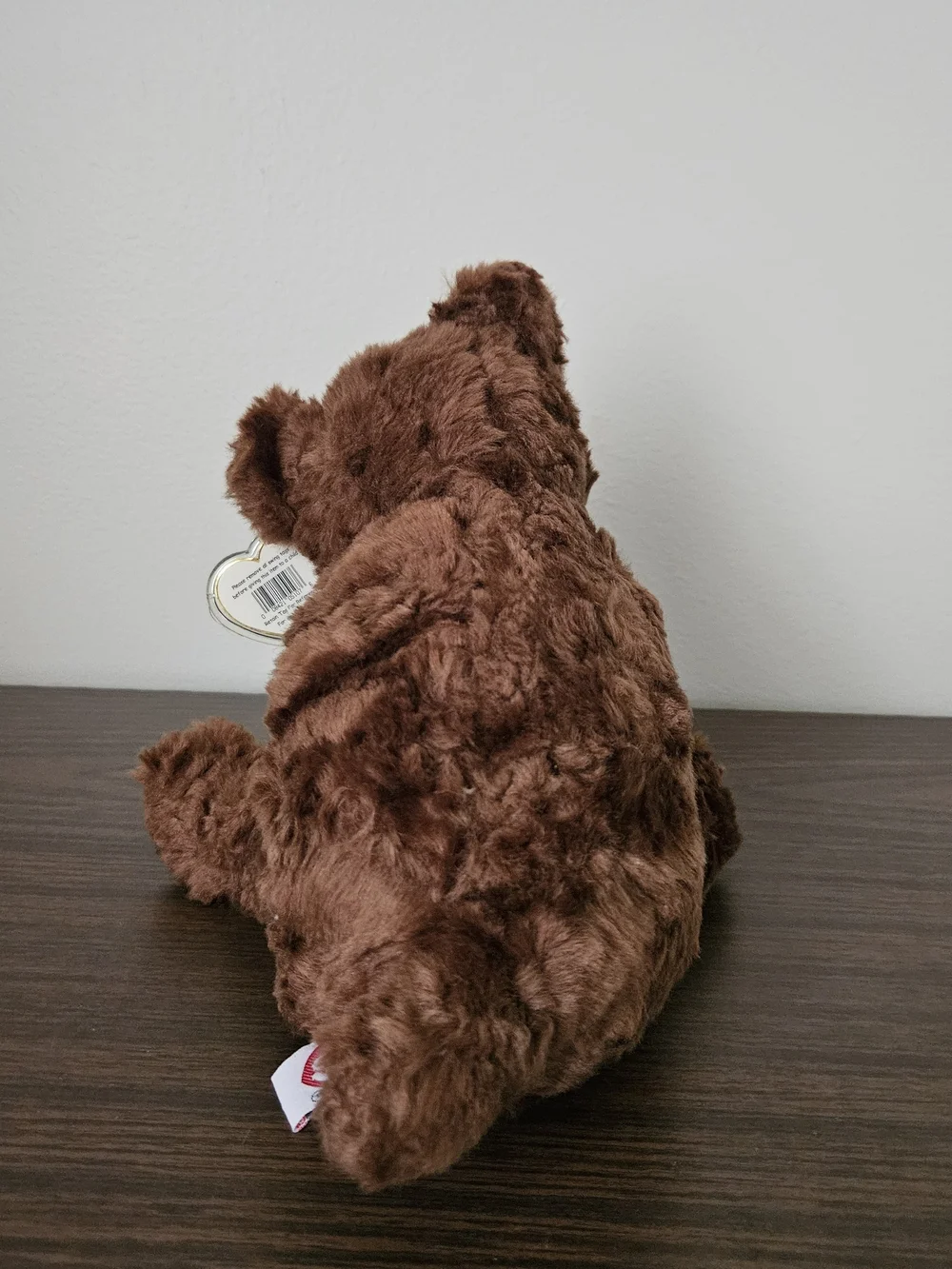 Ty Plush Brown Bear Pet Toy - Dark and Light Brown